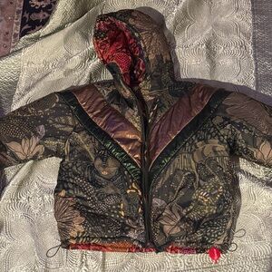 FARM Rio Multicolor Patterned Puffer Jacket